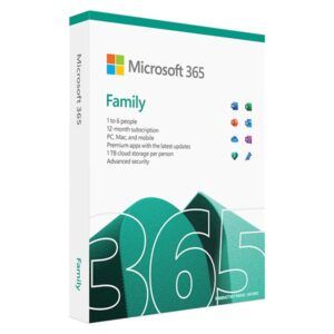 Microsoft Office ESD 365 Family All Lang Annual Subscription Downloadable License Key