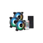 PCBuilder Tempest Chill Fan Kit 3x120MM Dual Glow ARGB Fan + Con