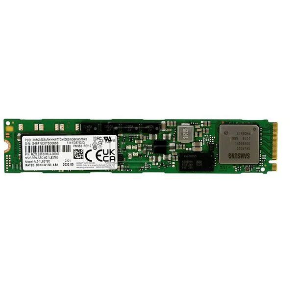 Samsung 983 3.84TB DCT PCI Express 3.0 NVMe M.2 (MZ1LB3T8HMLA-0