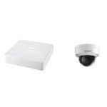 Hikvision 4 Channel Dvr + 2 MP Fixed Dome Network Cameras