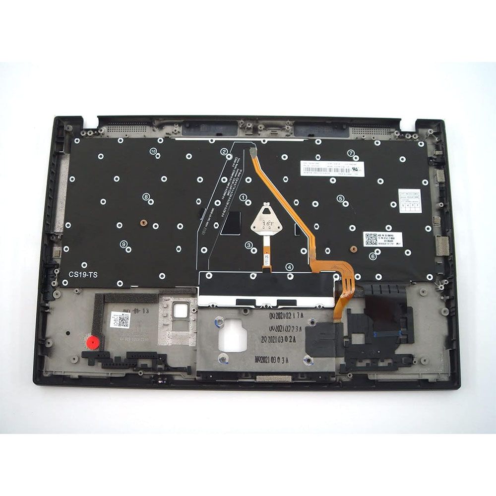 Keyboard for Lenovo ThinkPad X1 Carbon 7th Gen Palmrest US Bezel Keyboard for Lenovo ThinkPad X1 Carbon 7th Gen Palmrest US Bezel Upper Case 5M10V25500 Preowned - Mineaway