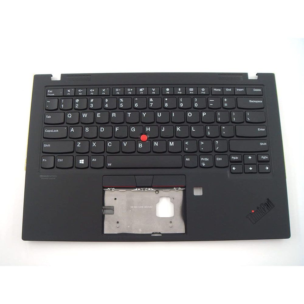 Keyboard for Lenovo ThinkPad X1 Carbon 7th Gen Palmrest US Beze Keyboard for Lenovo ThinkPad X1 Carbon 7th Gen Palmrest US Bezel Upper Case 5M10V25500 Preowned - Mineaway