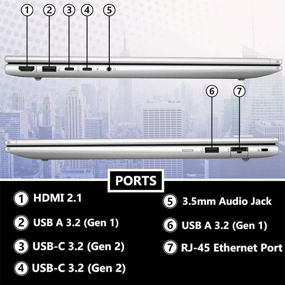 HP Probook 460 G11 Intel® Core™ Ultra 7 155U 16 GB DDR5-5600